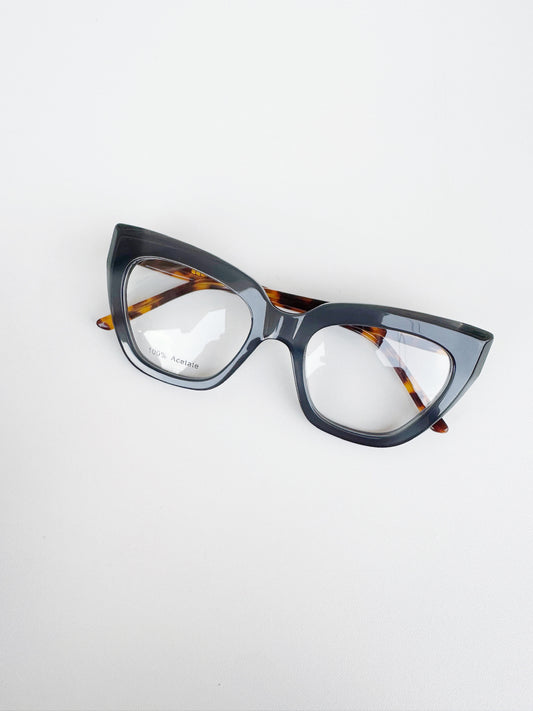 Grey and Print Acetate Frames