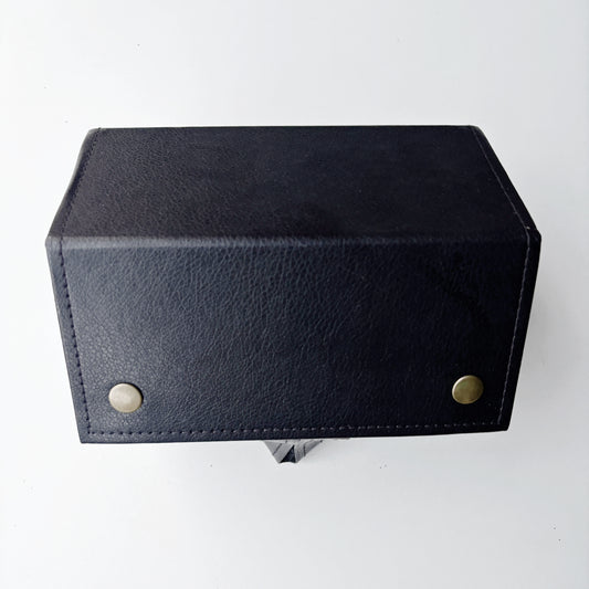 5 in 1 Leather Glasses Box and Protective Eyewear Case
 - Brown & Black