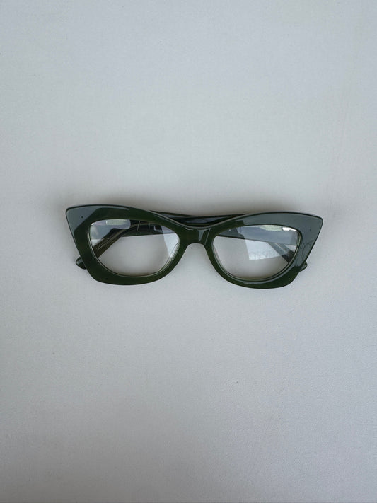 Olive Cat-Eye Frames