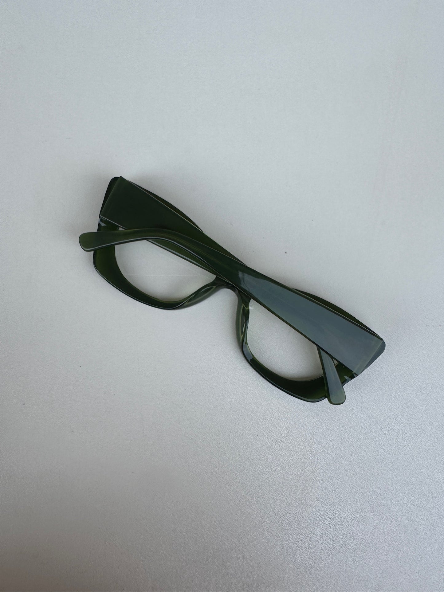 Olive Cat-Eye Frames